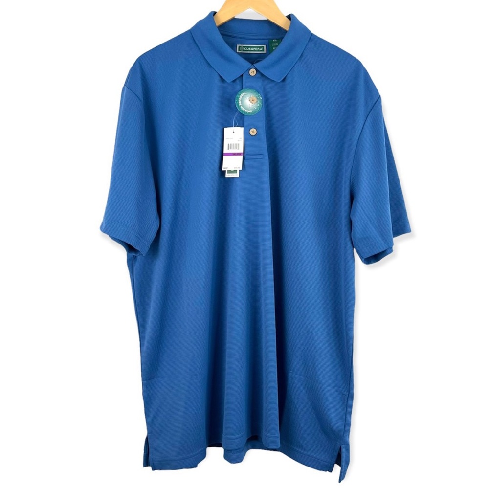 NWT Men’s Cubavera Moisture Wicking Textured Polo
